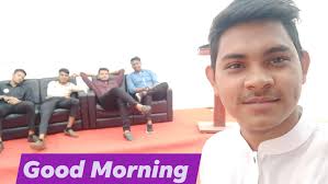 Helping with my morning emails.