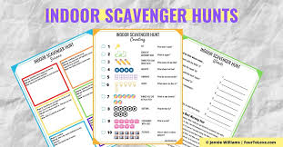 Maybe you can make a seasonal family tradition with some of the. 3 Printable Indoor Scavenger Hunts For Kids Four To Love