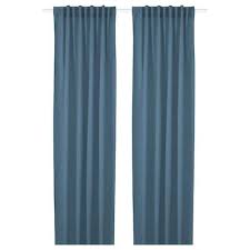 Check spelling or type a new query. Annakajsa Rumsformorkande Gardiner 1 Par Bla 145x250 Cm Ikea Ikea Curtains Curtains With Blinds Ikea