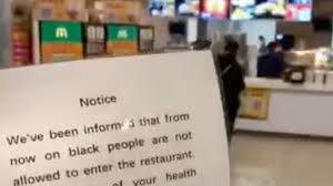 Even seemingly innocent things like the dictionary and the game of tag have been banned before. China Mcdonald S Apologises For Guangzhou Ban On Black People Bbc News