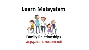 Learn Malayalam Words Associated With Family Relationships Learn Malayalam Language Family Relationships Relationship Learning