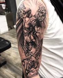 In catholic, eastern orthodox, anglican, and lutheran systems of faith, he is called saint michael the archangel and saint michael. 100 Saint Michael Tattoos That You Shouldn T Miss