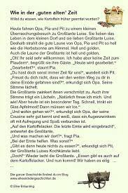 Weitere ideen zu abitur glückwünsche, abitur, sprüche zum abitur. Wie In Der Guten Alten Zeit Elkes Kindergeschichten Geschichten Fur Kinder Kindergeschichten Lustige Geschichten Fur Senioren