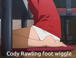 Cody Rawling Foot Wiggle GIF 