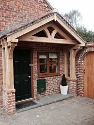 Green Oak Porch Old English Doors House With Porch Porch Canopy Wooden Porch