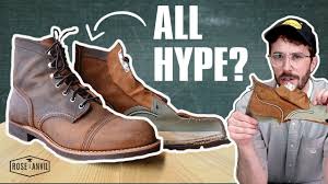 The double layered toe cap provides extra strength along with the quadruple stitch detail. Red Wing Iron Ranger Cut In Half The 1 American Made Boot Review Youtube