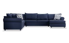 Check spelling or type a new query. Venus Navy 4 Piece Left Arm Facing Sectional Bob S Discount Furniture