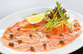 Salmon Carpaccio Recipe On Jspace Food Carpaccio Recipe Salmon Recipes Salmon Appetizer