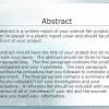 Find out what components a research paper abstract consists of. 1