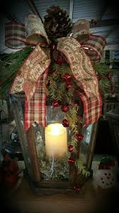Wooden And Metal Lantern With Holiday Floral Accent By Tim Christmas Lanterns Christmas Wreaths Christmas Floral