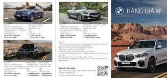 Bảng giá xe BMW 2024 mới nhất | BMW Lê Văn Lương