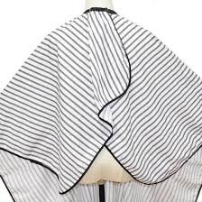 Salon apparel, barber apparel, grooming wear: China Hot Sale New Arrivals Barbershop Salon Hairdressing Stripe Hair Cutting Cape Designer Quality Barber Cape Capes For Hair Cuttin China Hair Cutting Cape And Barber Cape Price