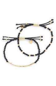 Black And Gold Bracelet Meaning Gorjana Power Stone Semiprecious Stone Bracelet Set Of 2 Nordstrom Semi Precious Stone Bracelet Fine Jewelry Trends Bracelet Set