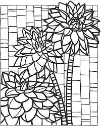 Cool colors describe any color that is calm or soothing in nature. Mosaic Coloring Pages 100 Pictures Free Printable