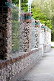 07 Gorgeous Gabion Fence Design For Garden Ideas Gabion Fence Fence Design Fence