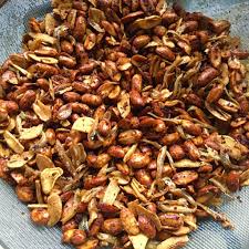 Kacang goreng bawang sudah jadi. Kacang Goreng Rangup Dan Pedas Perisa Kari