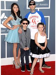 2012 nickelodeon kids' choice awards. Travis Barker Kids Atiana Alabama And Landon 2013 Grammys Lipstick Alley