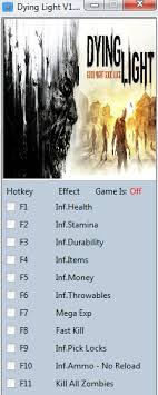 Pc Trainers By Mr Antifun Dying Light V1 2 0 Trainer 12