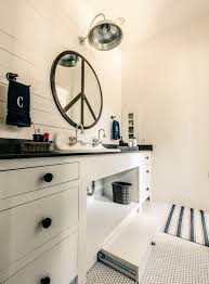 75 Bathroom with White Cabinets and Black Countertops Ideas You'll Love