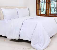Harga bed cover set polos warna putih / sprei hotel king size tinggi 30cm. Sprei Polos Polos Putih Warungsprei Com