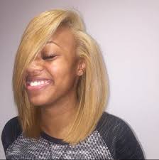 Black And Blonde Quick Weave Bob How To Achieve The Look For Less Dyed Natural Hair Honey Blonde Hair Hair Styles