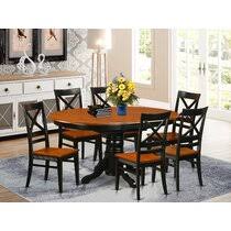 Oval white dining room sets. Oval Seats 6 Kitchen Dining Room Sets Tables You Ll Love In 2021 Wayfair