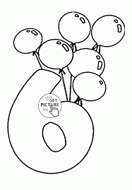 Hang around with this mischievous monkey blast off into outer space to explore new frontiers. Number 6 And Birthday Balloons Coloring Page For Kids Holiday Coloring Pages Printable Birthday Coloring Pages Happy Birthday Coloring Pages Birthday Balloons