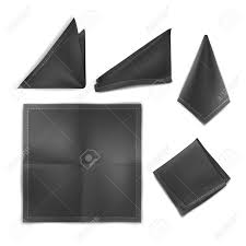 Download Vector Mock Up Black Set Handkerchief Stock Photo Picture And Royalty Free Image Image 107512746