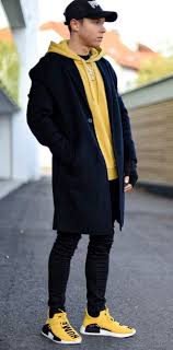 Black And Yellow Outfits For Men Pinterest Filetlondon Winter Outfits Men Mens Winter Fashion Mens Outfits