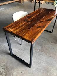 Sale Reclaimed Wood Steel Desk Wood Office Desk Desk Etsy Wood And Metal Desk Reclaimed Wood Desk Wood Office Desk