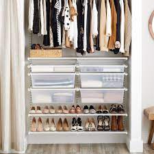 Control the clutter and get your space neat and organized with new closet storage and organization systems from the home depot. Pin On Elfa Decor Custom Closets