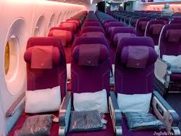 Recline and relax in one of the widest seats in the industry, designed to bring you the ultimate in space and comfort. Qatar Airways Flight Review Doha To Adelaide Economy Class Airbus A350 900 Xwb