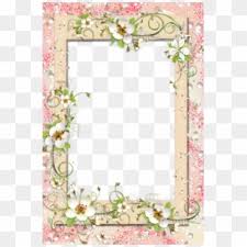 How many flowers are in a floral border? Floral Border Borders Flowers Design Hd Clipart 146938 Pikpng