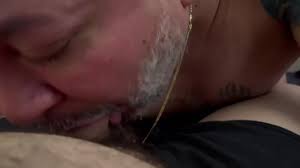 TWO BIG BEARS JERKING OFF TO BI PORN, SUCKED HIS COCK AFTER