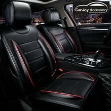 Black And Red Leather Car Seat Covers Black Red Pu Leather Car Seat Cover For Volkswagen Polo Vw Golf Tiguan Passat B6 Leather Car Seat Covers Volkswagen Polo Car Seats