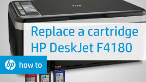 تحميل تعريف طابعة اتش بي. Replace The Cartridge Hp Deskjet F4180 All In One Printer Hp Youtube