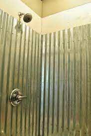 Today i am super excited to share with you 32 of my favorite diy outdoor shower ideas! 3 Awesome Diy Shower Ideas That Will Fit In Tight Spaces Metal Shower Corrugated Metal Shower Galvanized Shower