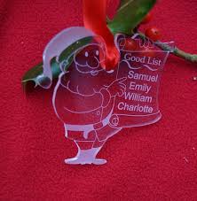 Santa S Good List Decoration Personalised Decoration Etsy Personalised Christmas Decorations Personalized Christmas Santa S Nice List