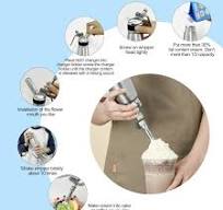 Hotwhip Stainless Steel Whipped Cream Dispenser, 500mL ...