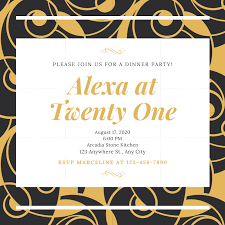 21st birthday party programme template. Free Custom Printable 21st Birthday Invitation Templates Canva