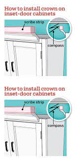How strong is pur adhesive on outside corners??? How To Hang Crown Molding On Kitchen Cabinets This Old House