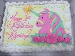 Making a unicorn cake for a unicorn party to celebrate a birthday, baby shower or wedding? Unicorn Sheet Cake Designs Vtwctr