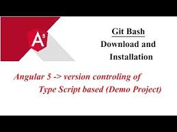 Apple ships a binary package of git with xcode. How To Download And Install Git Bash Angular 5 Demo Project Youtube