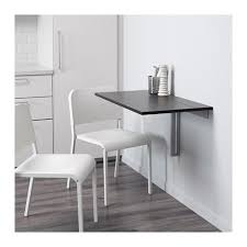 Bjursta Wall Mounted Drop Leaf Table Brown Black Ikea Drop Leaf Table Wall Mounted Table Leaf Table