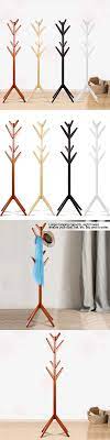 Coat And Hat Racks 22656 4 Color Coat Rack Tree Stand Clothes Holder Hat Hanger Hall Stand Umbrella Wood Buy It Now Only Hat Hanger Diy Hat Rack Umbrella