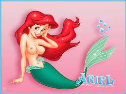 ariel breasts character name disney female female only mermaid  nipples nude red hair solo tagme the little mermaid 