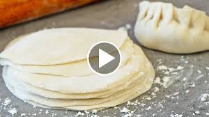 How To Make Dumpling Dough Wrappers For Boiled Dumplings How To Make Dumplings Dumpling Dough Homemade Dumplings Dough