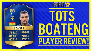 Following a positive meeting with fifa president joseph s. Fifa 17 Tots Kevin Prince Boateng 88 Player Review Fifa 17 Ultimate Team Youtube
