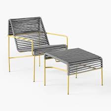 30 3/4 h x 21 3/4 w x 31 1/2 dottoman: Mexa Outdoor Lounge Chair Ottoman Set In 2020 Lounge Chair Outdoor Chair And Ottoman Set Chair And Ottoman