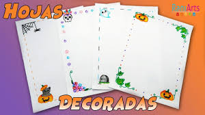 Una hoja de cálculo es un tipo de documento que permite manipular datos numéricos y alfanuméricos dispuestos en forma de tablas compuestas por celdas, las cuales se suelen organizar en una matriz de filas y columnas. Hojas Decoradas Bordes Edicion Halloween Diy Facil